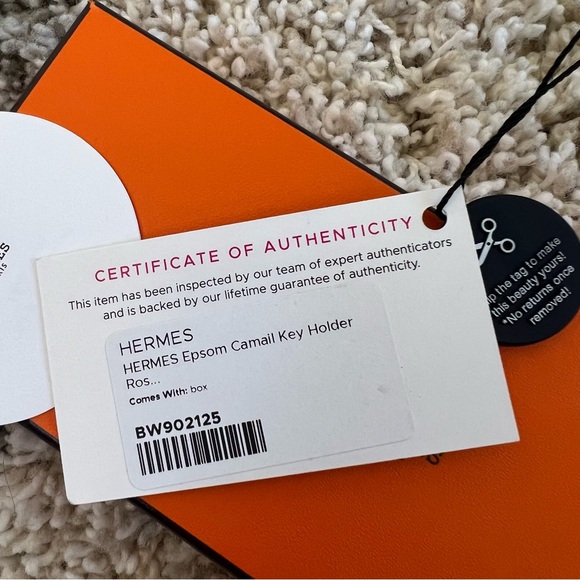 🧡New🧡 HERMES Epsom Camail Key Holder - Picture 4 of 10